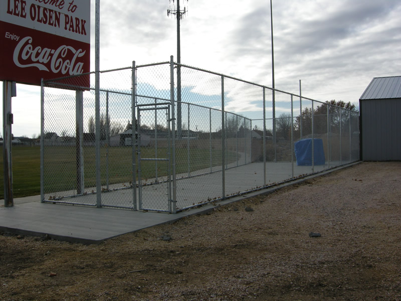 Plain City pitching and batting cage final.